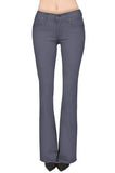 HyBrid & Company Women's Slim Boot Cut Stretch Pants
