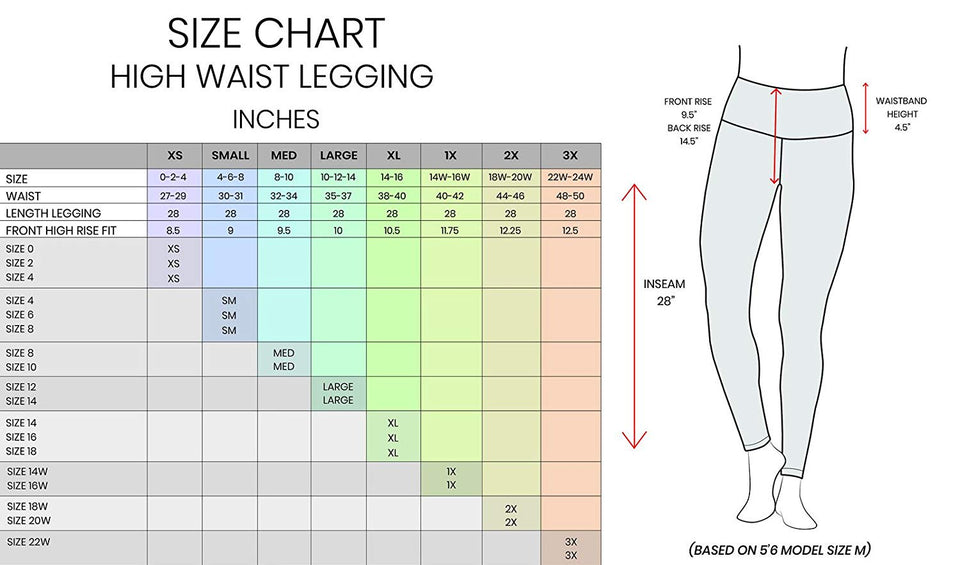 90 Degree By Reflex High Waist Power Flex Tummy Control Leggings